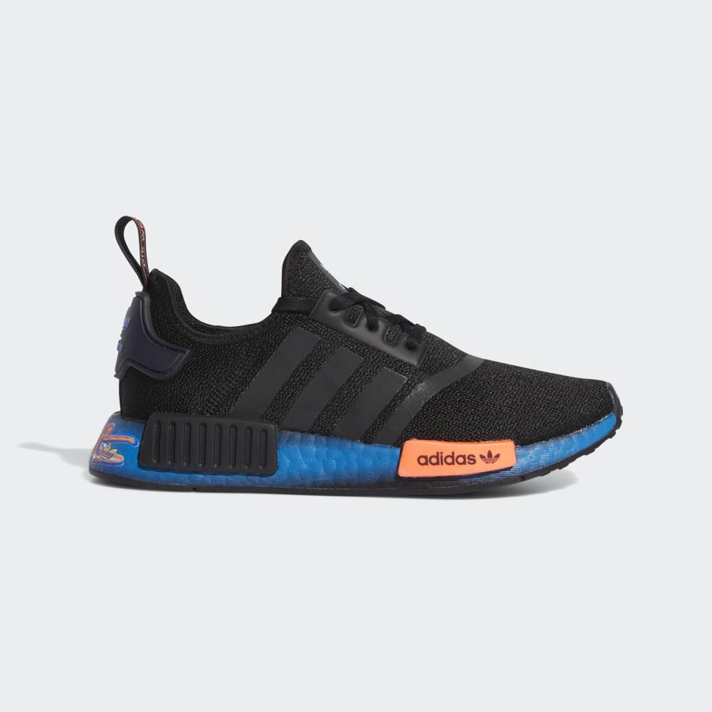 Originals Adidas NMD_R1 Baieti Romania - Negrii/Corai/Albastri FV8525